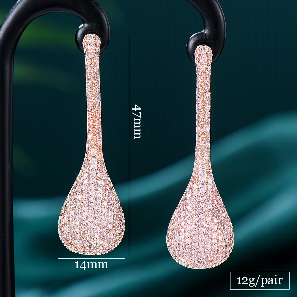 Missvikki New Purple Pink CZ Ball Drop Earrings for Women Bridal Drop Dangling Earrings Party Wedding Jewelry Gifts High Quality