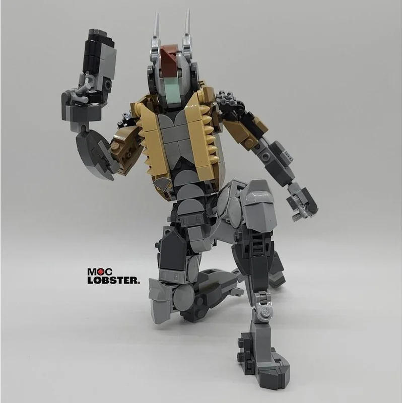 MOC-242860 الفضاء الحارس كال اللبنات روبوت الغريبة نموذج الطوب تجميع اللعب الإبداعية الأطفال هدية 582 قطعة #5