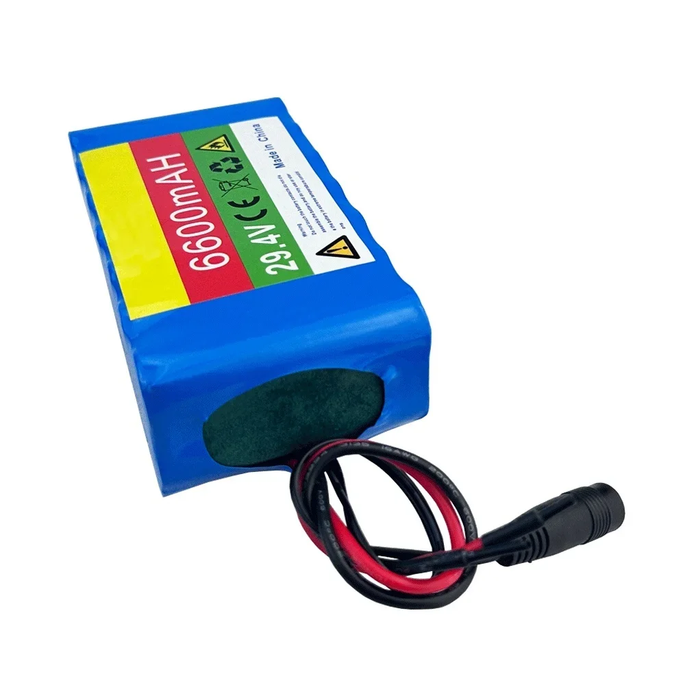 100% NUEVO 7S2P 29,4 V 6600 mAh 18650 batería recargable de iones de litio de alta capacidad, monopatín de equilibrio, etc.