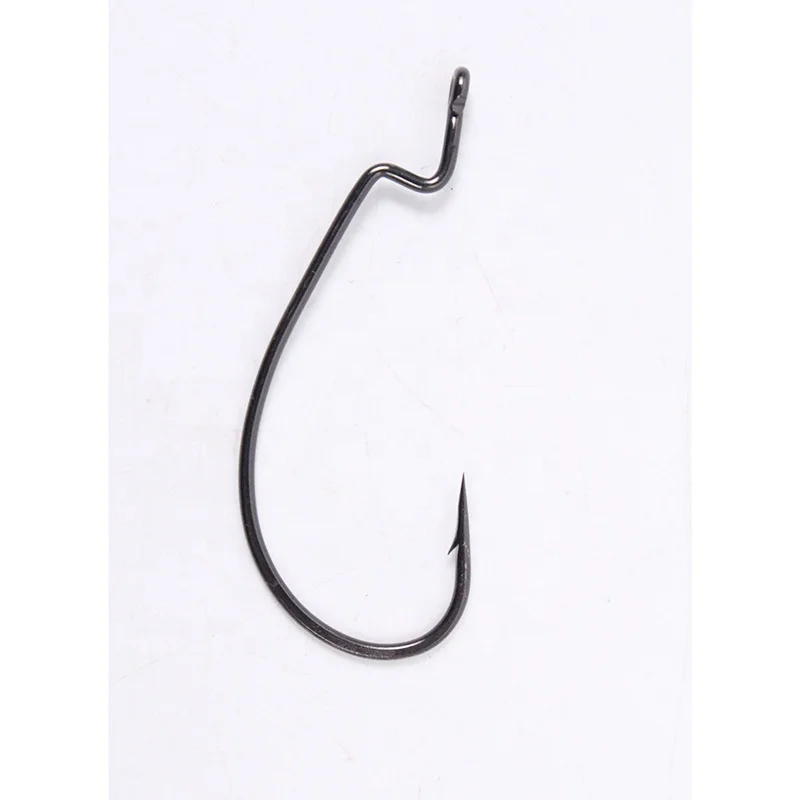 

4X High-carbon Steel Crank Hook Fish Hook Raw Lead Soft Bug Hook for Ocean Boat Fishing