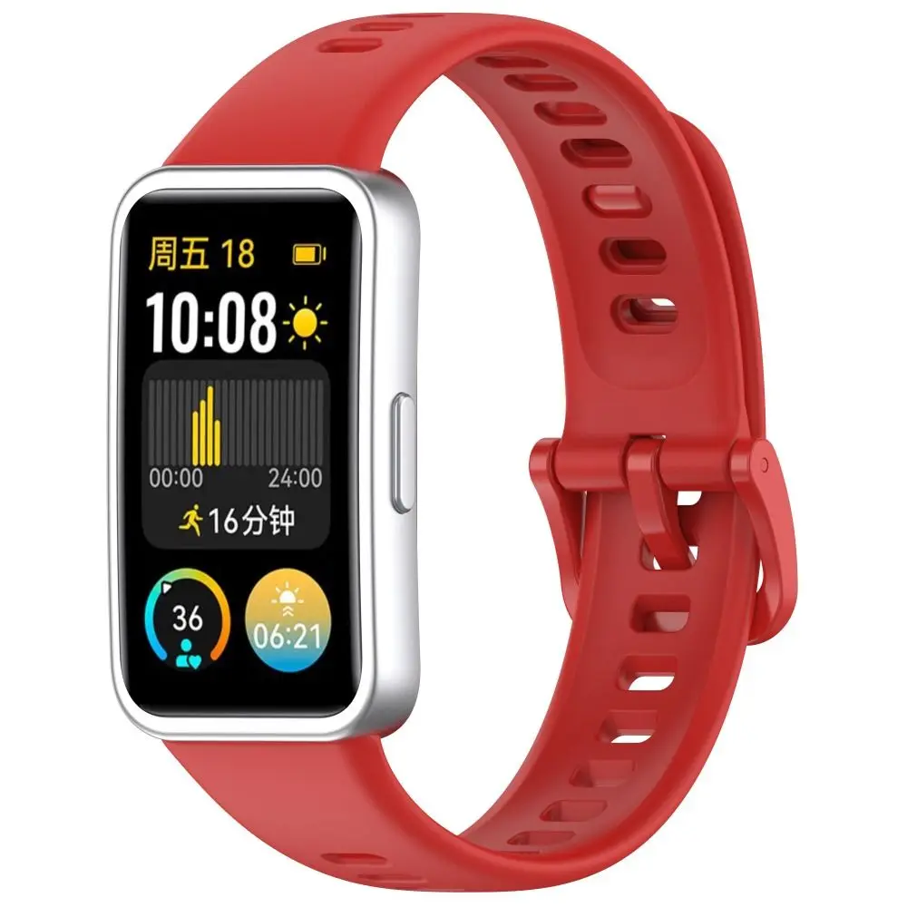 Soft Replacement Silicone Strap Watchband Accessories Watch Bracelet Smart Watch Sport Wristband for Huawei Band 9/8