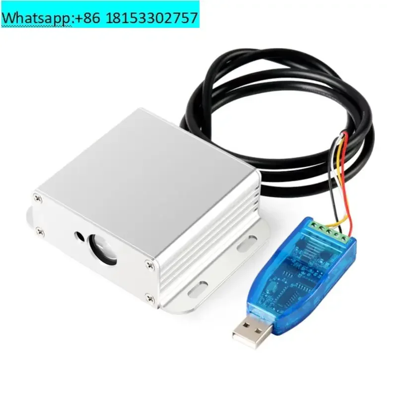 Laser ranging sensor industrial module High precision TTL/485 serial port analog range up to 100 meters