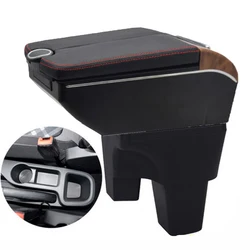 Morris Garages MG3 MG 3 Armrest Box Retrofit Parts Center Console Special Storage Space Car Elbow Rest with USB Cup Holder