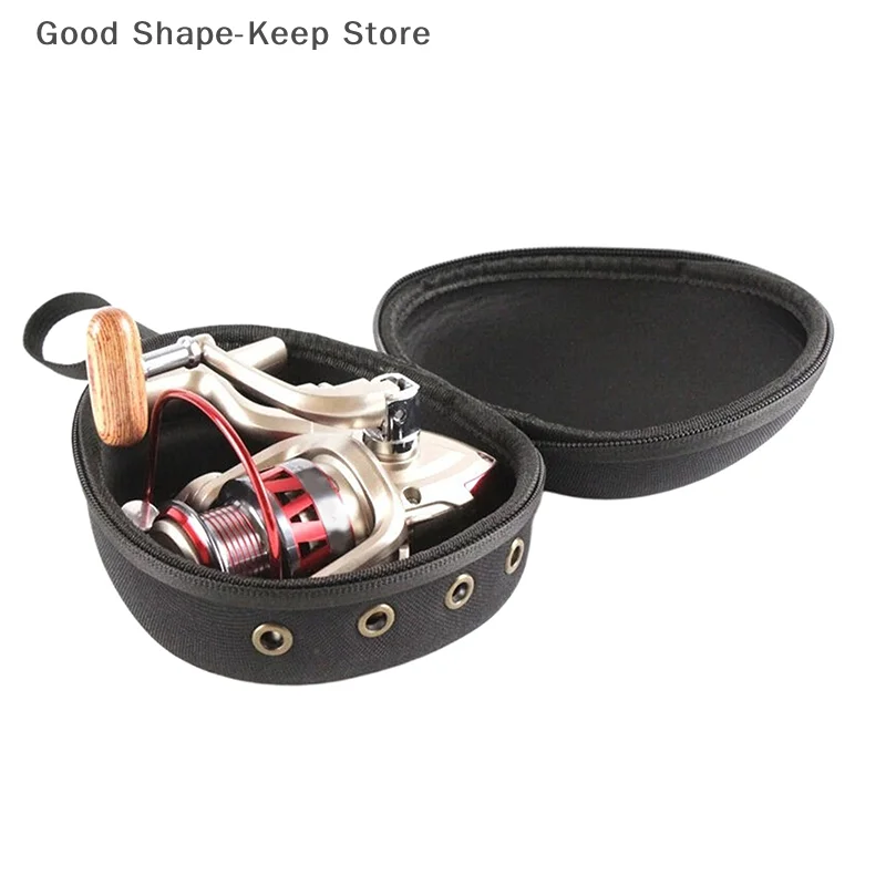 

Портативная сумка для рыболовной катушки из ЭВА в форме капли, защитный чехол для барабанной спиннинговой катушки для плота - прочный чехол для рыбалки
