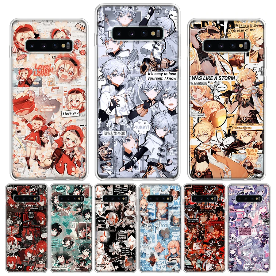 Genshin Impact Game Silicon Phone Case For Samsung Galaxy M21 M30S M31 M51 M32 M52 M12 Note 8 9 10 Lite 20 Ultra J4 Plus J6 + J8