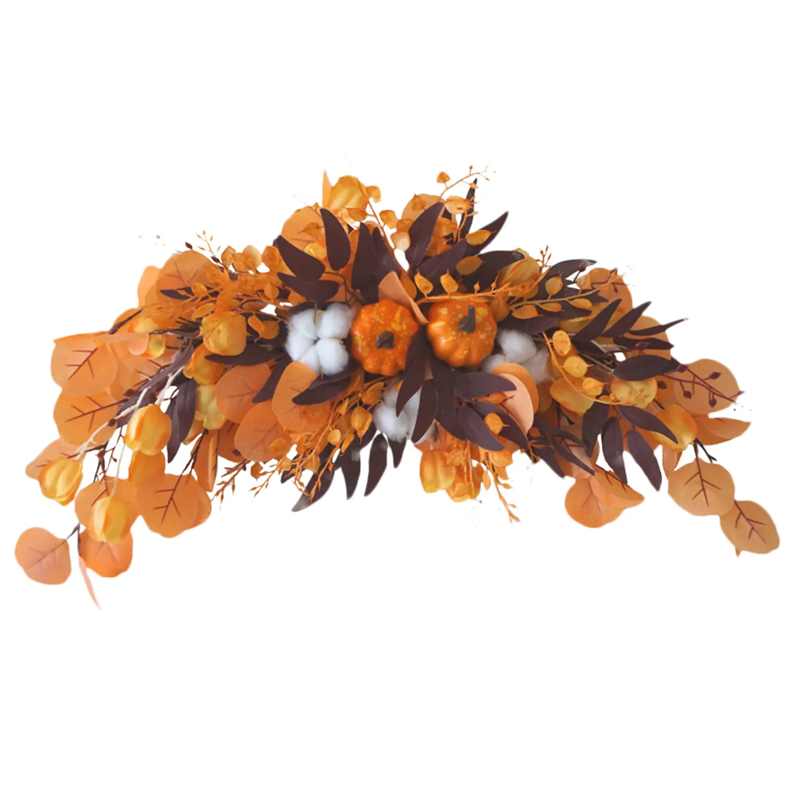 Thanksgiving Decoratie Huis Kunstmatige Swag Kunstmatige Spiegel Bloem Herfst Halloween Thanksgiving Deurdecoratie Huisdecoratie