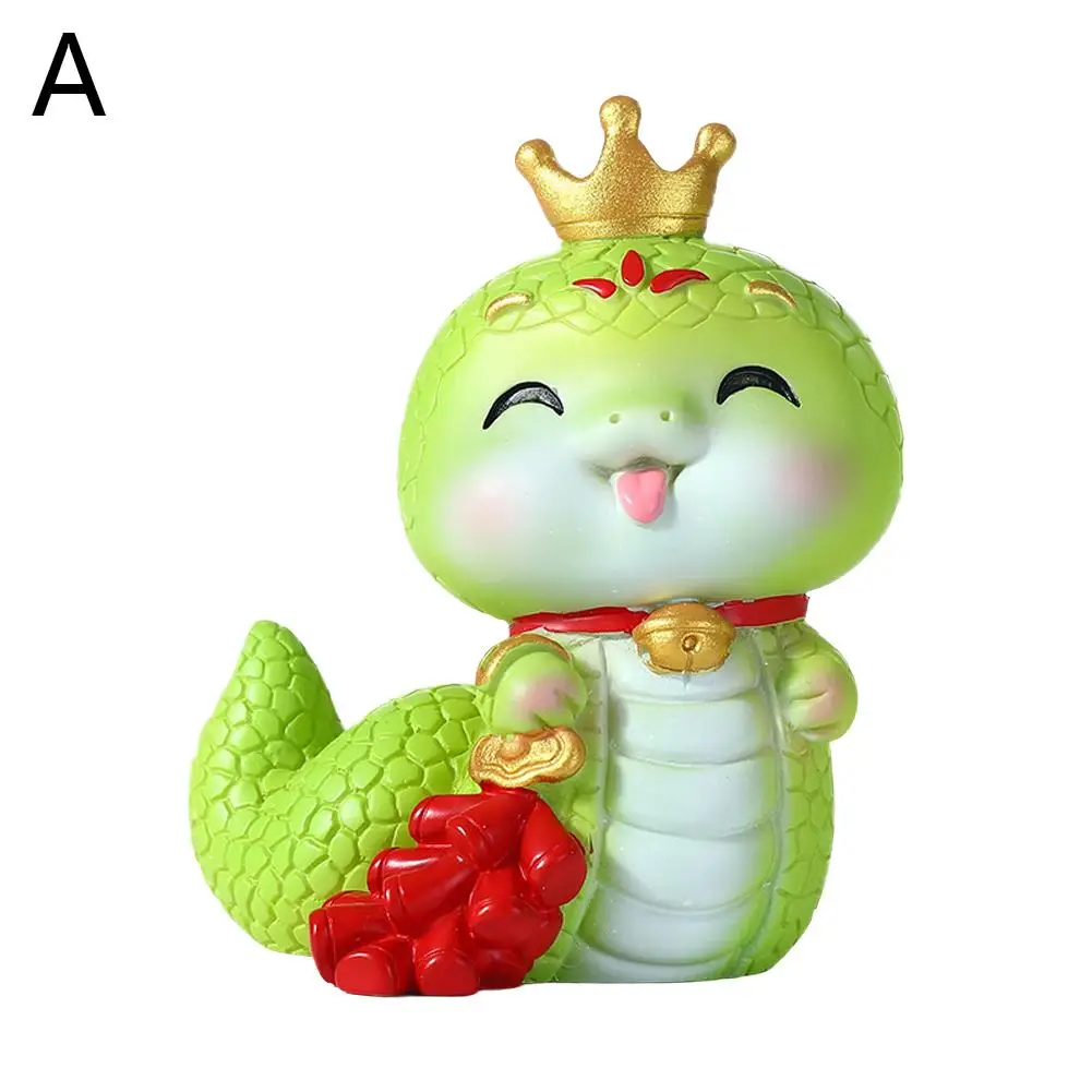 2025 Nuovo giocattolo serpente Corona serpente Bobblehead Gingillo Decorazione ufficio Mascotte Desktop C2x2