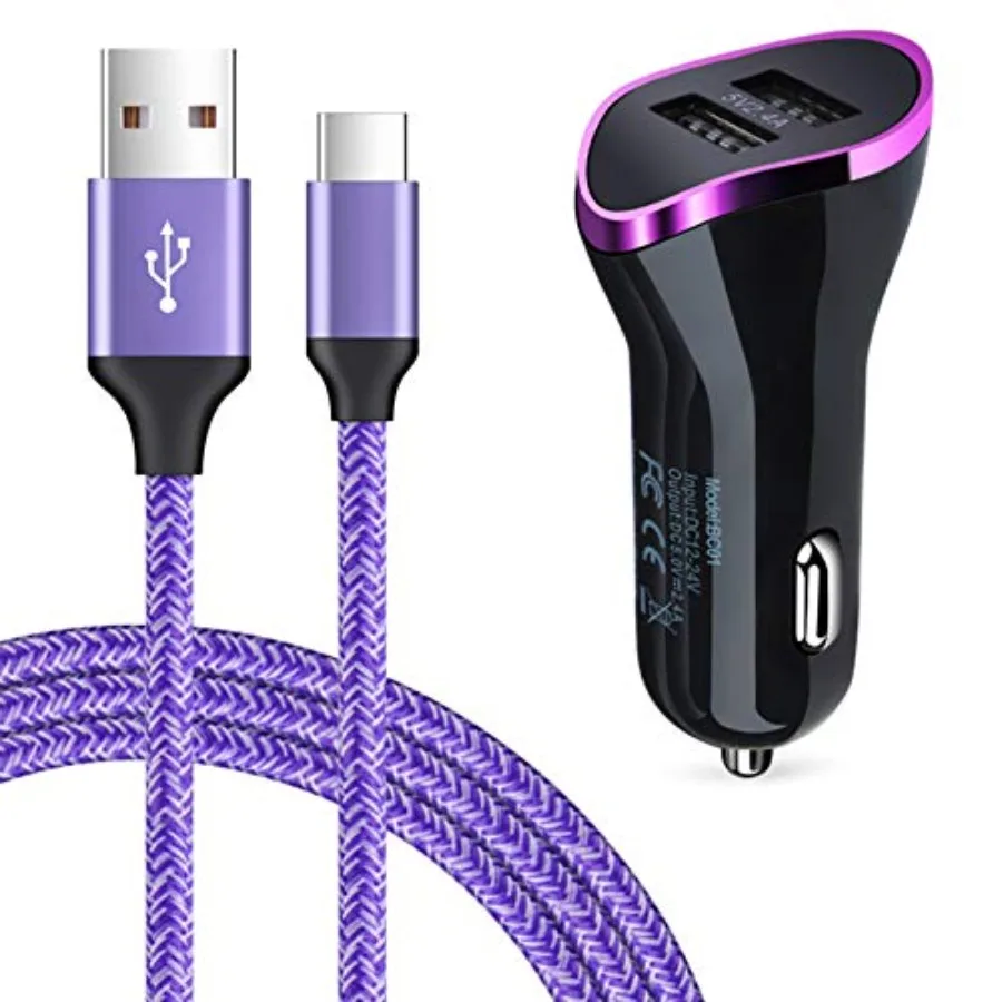 Type C Car Charger for Samsung Galaxy A57 A37 S26 S25 S24 S23 A17 A56 A36 A26 A16 A55 A25 A35 A15 Z Flip7 Z Fold7 A54 A14 A53 A