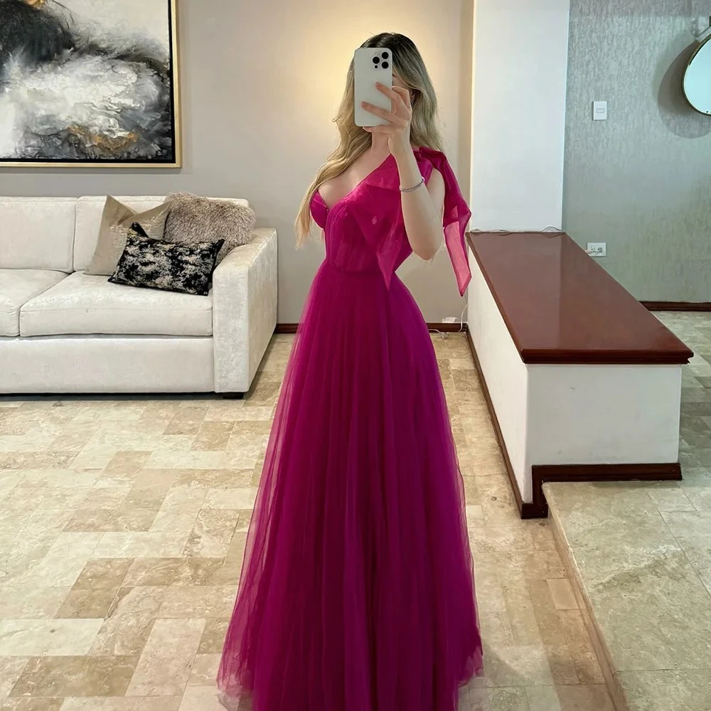 

Elegant Long Wedding Guest Dress Women Formal Occasion Dresses Customized Evening Prom Suitable Dresses on Request Robe Soiree