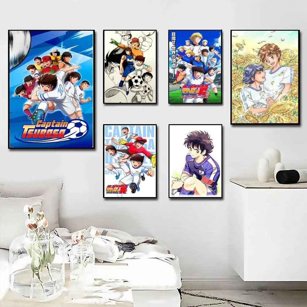 1pc Captain Tsubasa Poster Poster Art Print Bar Living Room Furniture Decor