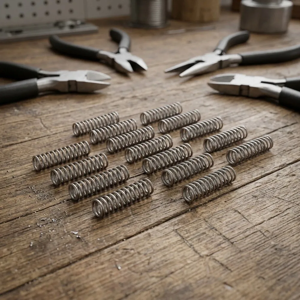 20 Metal Springs for Pliers For 4 5 6 7 Inch Lengths Works with Diagonal Cutters Needle Nose Pliers Sprue Cutters and More