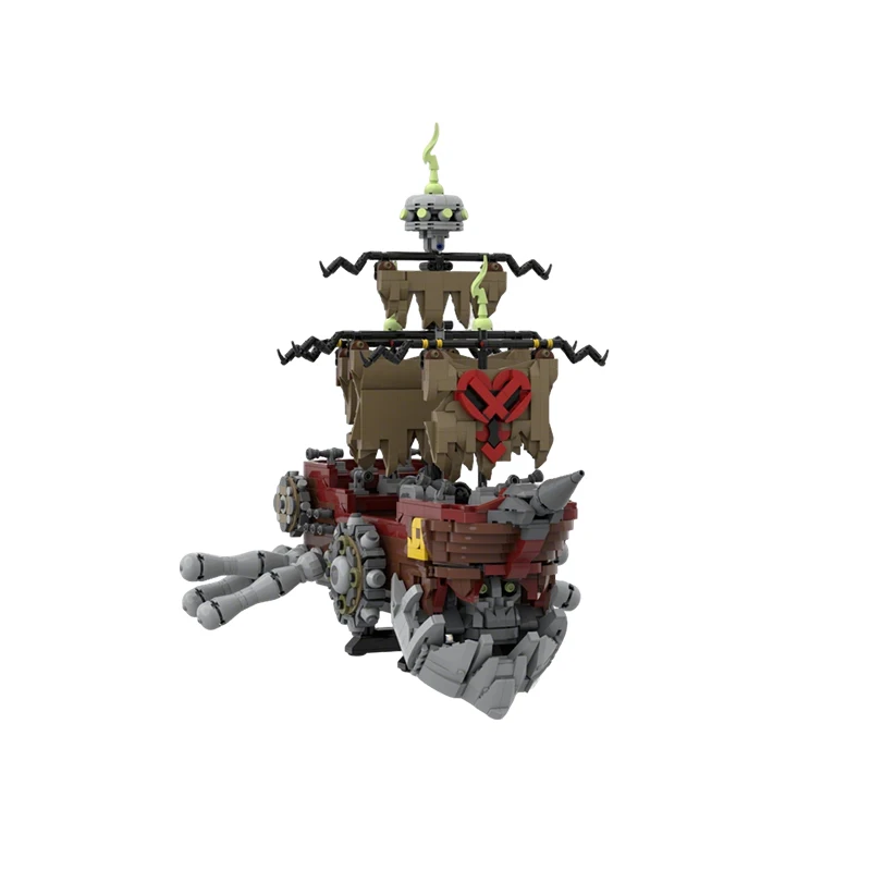 2483 ELEMENTÓW Konfigurowalny Statek Grozy MOC Modułowe Klocki Konstrukcyjne Kreatywny Projekt dla Dzieci Popularne Klocki DIY Zabawka Prezent dla Chłopca na Festiwal