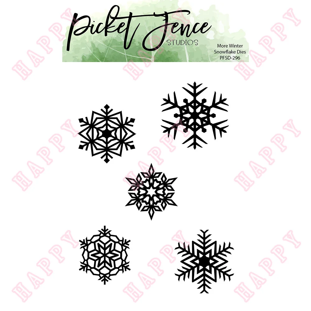 

More Winter Snowflake Metal Cutting Dies DIY Scrapbooking Diary Album Paper Template Greeting Card Embossing Handcraft Arrival