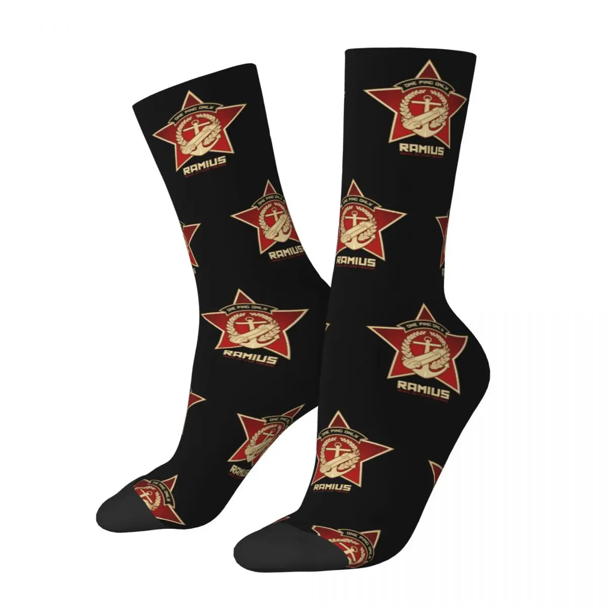 Happy Funny Men's Socks Casual The Hunt For Red October Russian Sock Skateboard Women Socks Spring Summer Autumn Winter