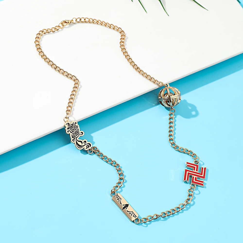 Fashion Cartoon Pendant Necklace - Anime Creative Punk Style Cosplay Accessory for Women Men ﻿