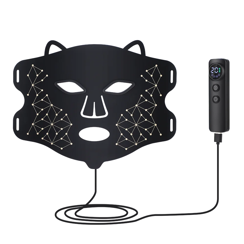 

2024 New Arrivals Skin Care Facial Massager Infrared Therapy Led Mask Silicone Face Red Light Mask