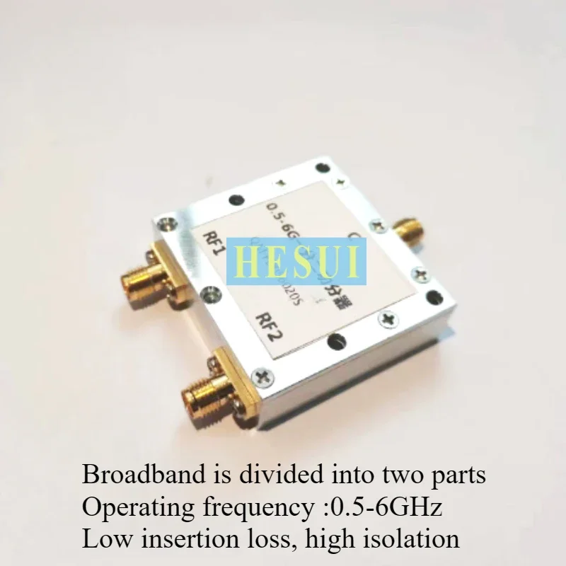 

0.5-6 G wideband power divider one point and two equal points 1.5G 2.4G 5.8G microwave combiner