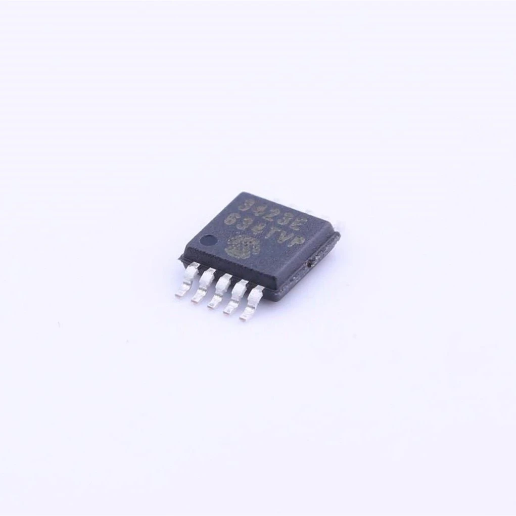 5PCS MCP3423-E/UN IC ADC 18BIT SIGMA-DELTA 10MSOP Analog to Digital Converter 2 Input 1