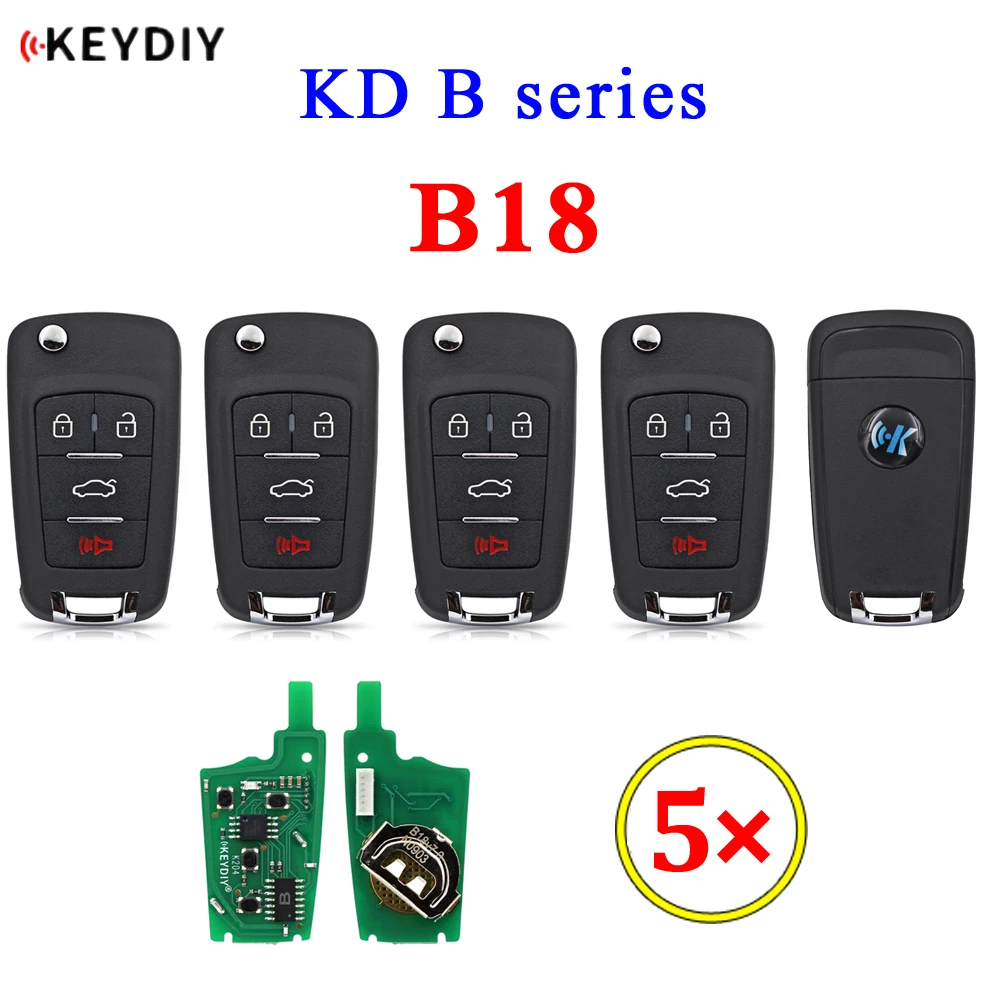 

KEYDIY B series B18 3 + 1 кнопка универсальный KD пульт дистанционного управления для телефона KD900 KD900 + URG200 Φ Mini KD 4 кнопки 5 шт./партия