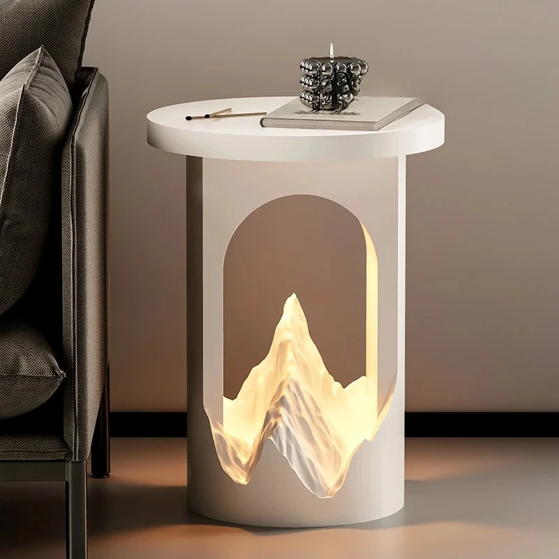 Ричжао Цзиншань гостиная диван сторона несколько легких роскошных высококачественных художественных украшений большой декоративный журнальный столик