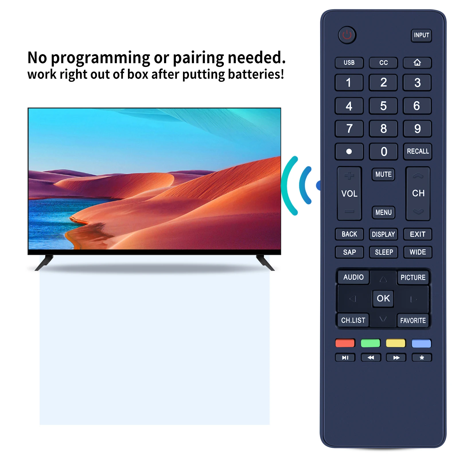New Original Remote Control HTR-A18M For Haier LCD LED TV LE58F3281 32D3000 LE32M600M20 LE32F32200 LE24M600M80 65d3550