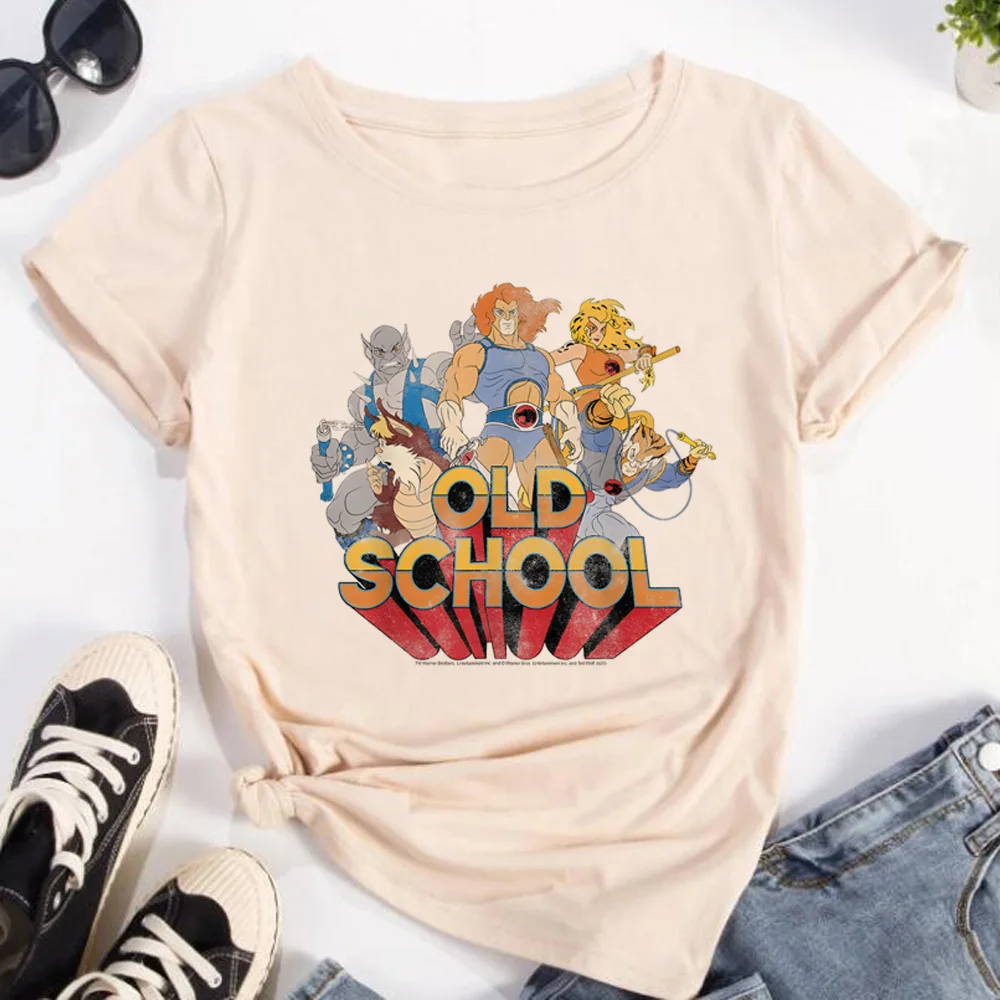 Thundercats t shirt women manga t-shirts female manga funny Japanese clothes