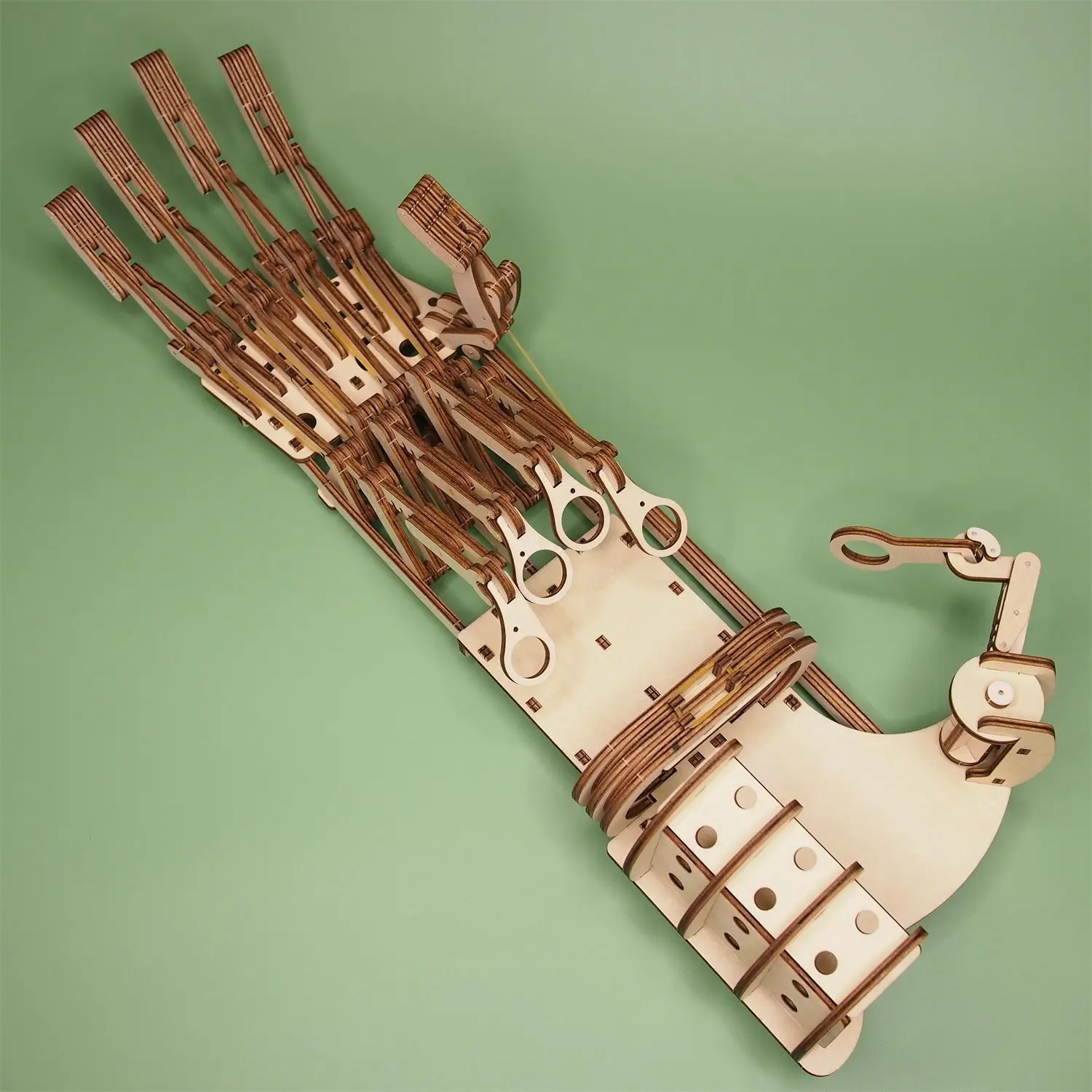 DIY 3D Holz Montage Terminator Manipulator Holz mechanische Übertragung Spielzeug Geburtstagsgeschenk kreative Kinder