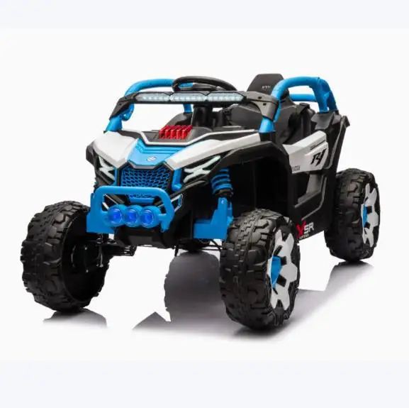 New children's electric off-road four-wheel remote control plastic toy car rechargeable