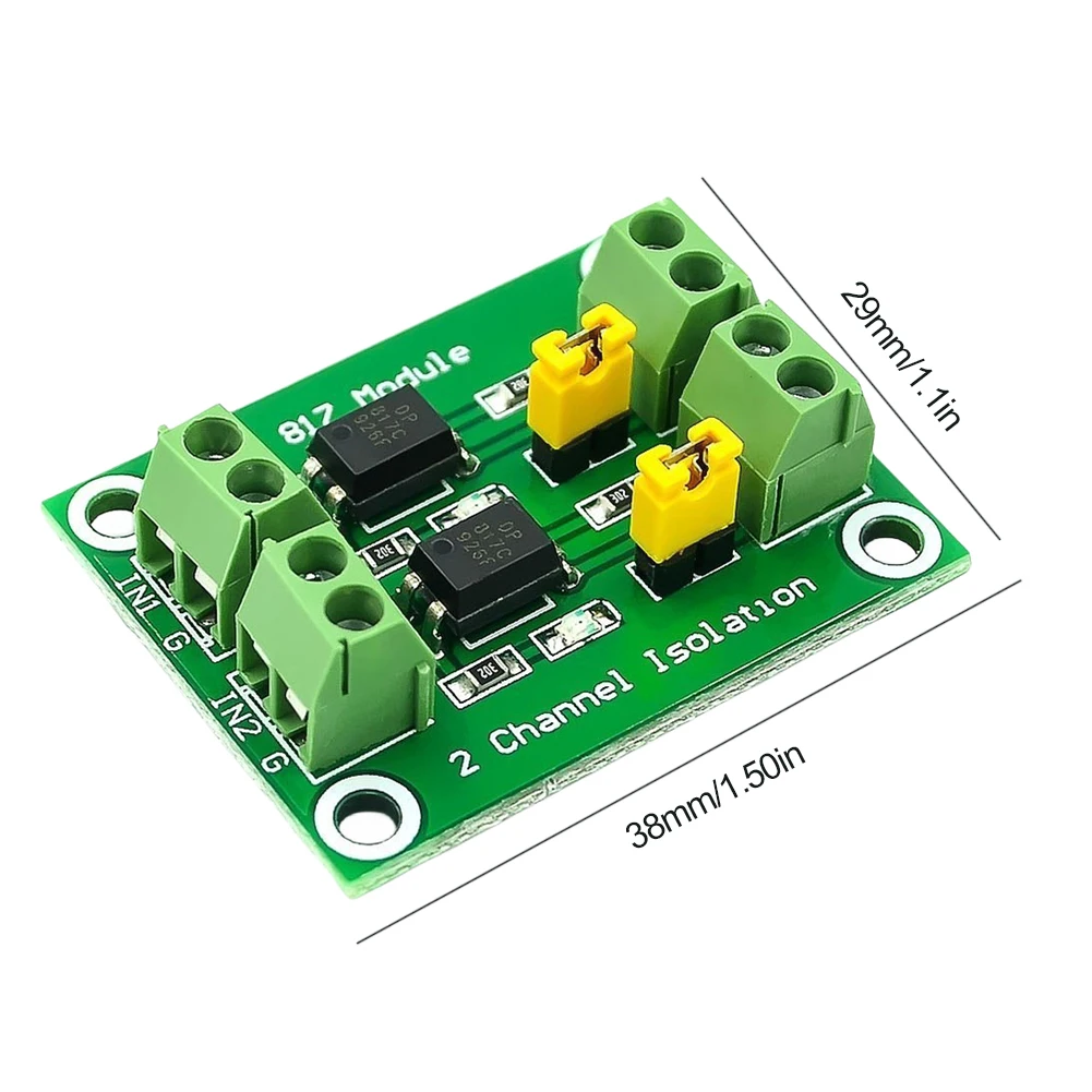 PC817 Optocoupler Isolation Board Driver Photoelectric Isolated Module 2/4/8 Channel 3.6-30V Isolated Module for New Module