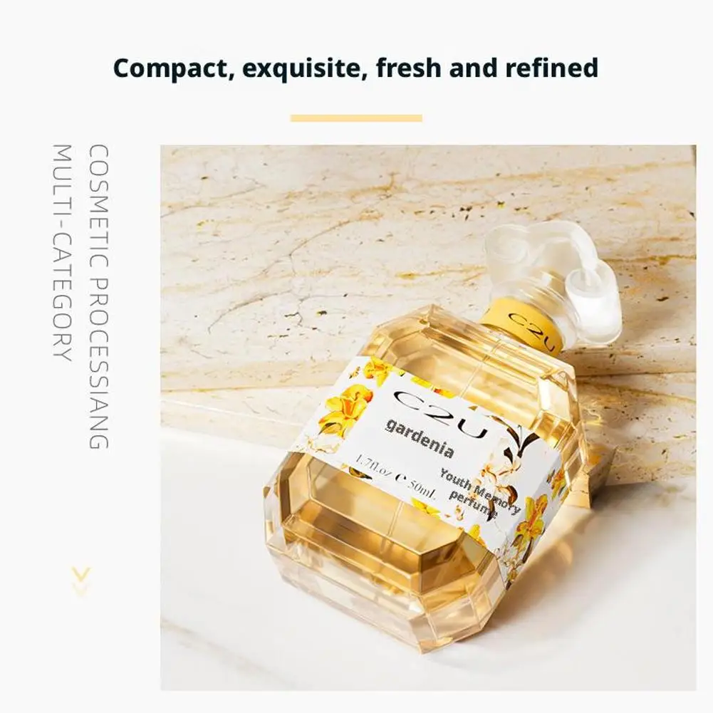 Женские духи Gardenia Youth Memory, 50 мл, стойкий легкий аромат, натуральный цветочный аромат, свежий, элегантный и сладкий