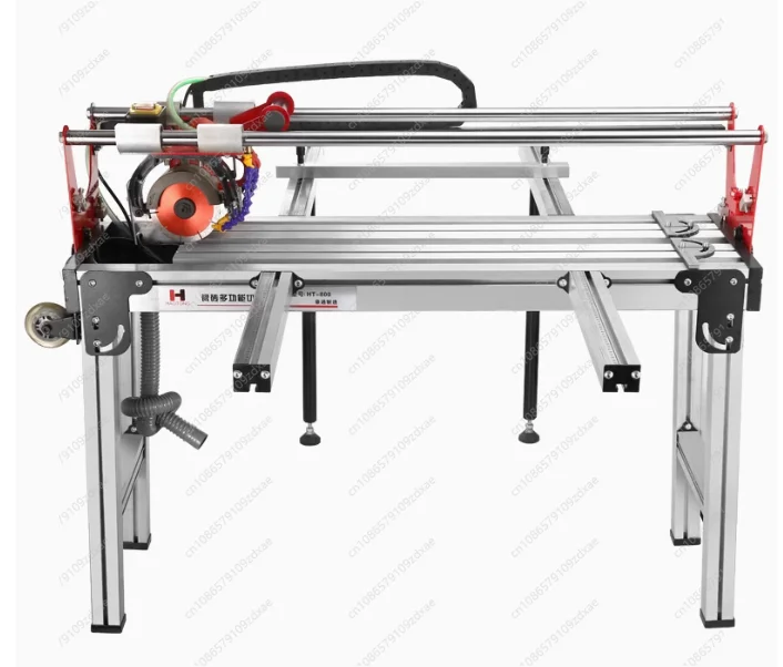 Multifunctional automatic desktop tile cutting machine manual push knife water jet 45 degree chamfering machine