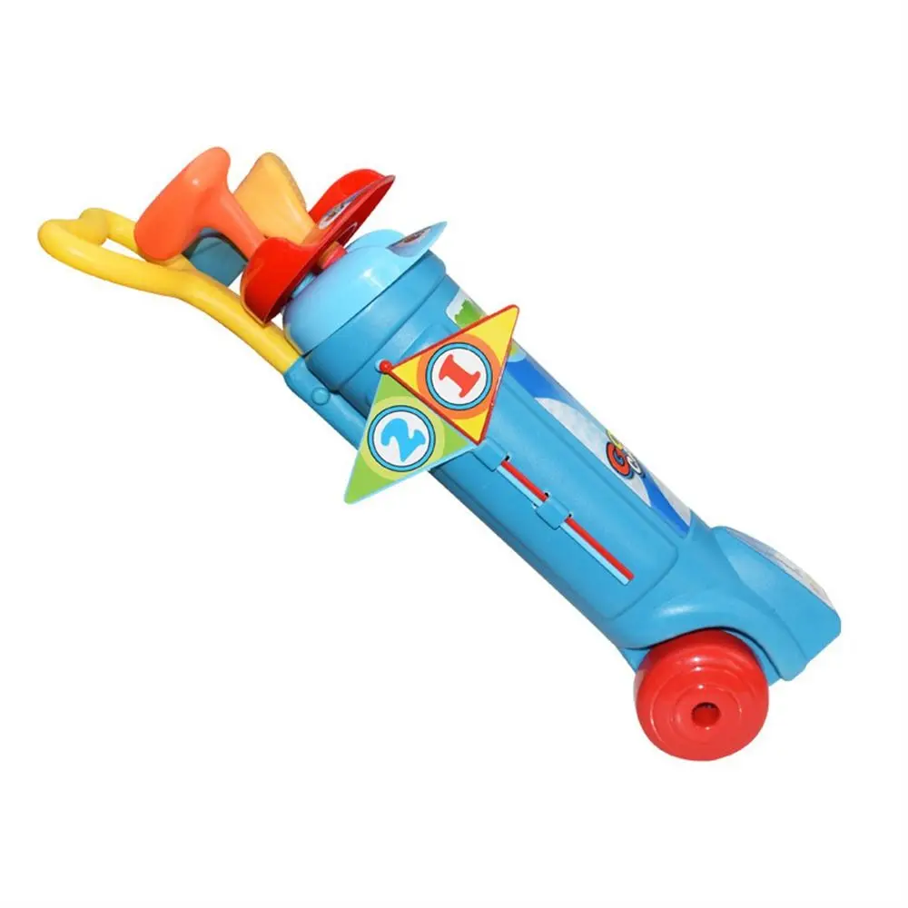 Set da golf con palline multicolori Giocattoli da esterno Mini Putter Set da golf Giocattoli Mazza da golf Pratica per bambini in plastica Golf per interni ed esterni