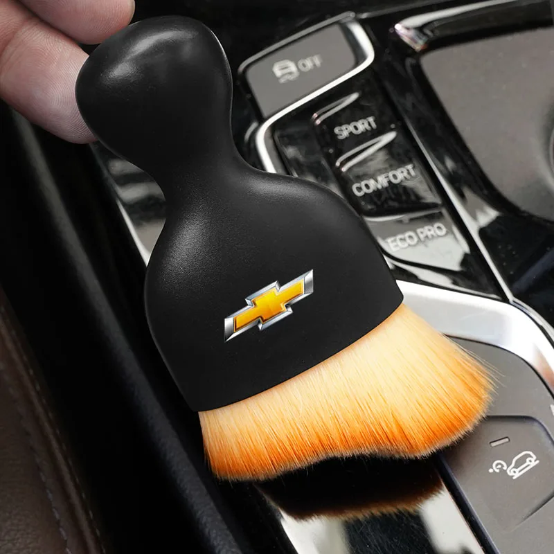 Herramienta de cepillo suave para limpieza Interior de coche, eliminador de polvo para Chevrolet Bolt Spark Tahoe Z71 Aveo Impala Lacetti Malibu Sail SS Cruze