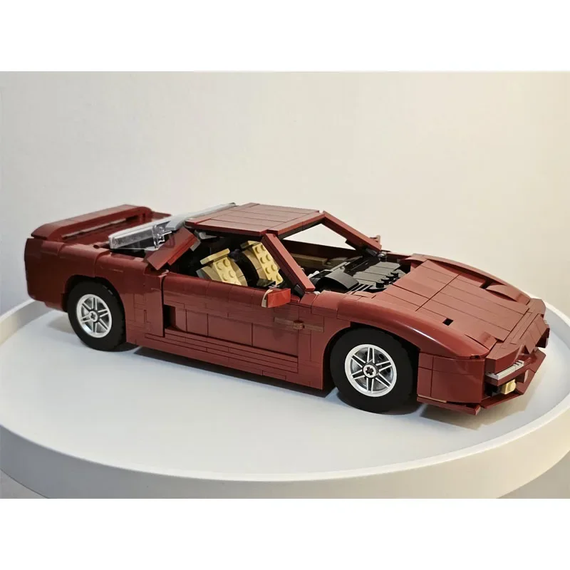 MOC-151570 Red Model 90's Supercar Assembly Stitching Building Block Model • 975 Parts Boy Kids Birthday Building Block Toy