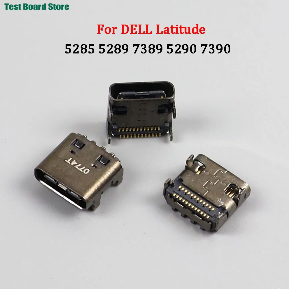 

1-10Pcs Type-C Power Jack Connector For DELL Latitude 5285 5289 7389 5290 USB 3.1 24Pin Type C Charger Socket DC Port