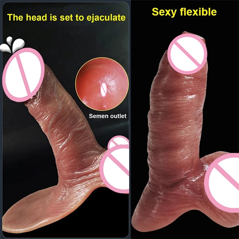 Realistic Penis Sleeve Cover Dick Extender Cock Header Extension Enlargement Delay Ejaculation G Spot Stimulator Male Men Sex