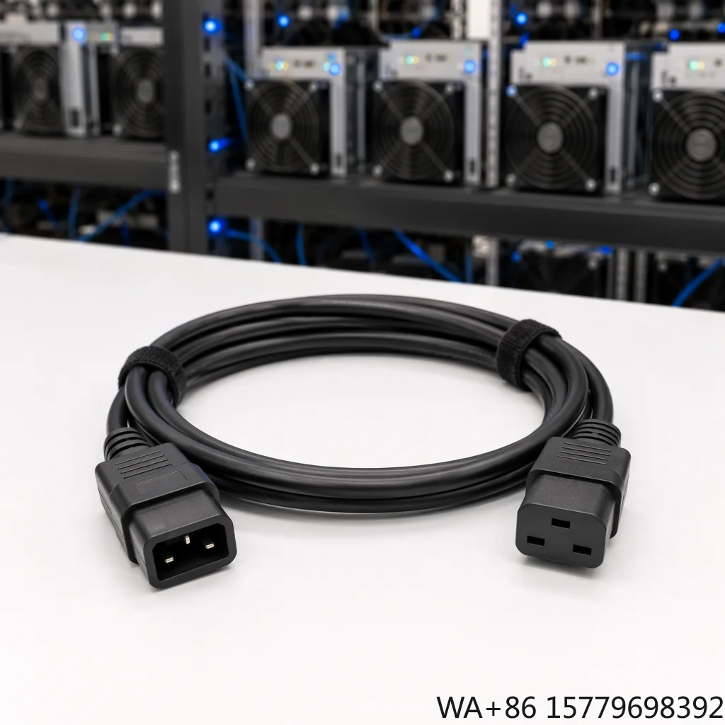 Bitmain ANTWIRE Power Cord C20-P13 1.2m 20A Compatible with S21 Plus S21 XP S21 Pro KS5 L5 Asic Miner Mining Machine