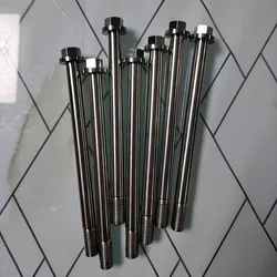 1pc M10 x 130 /135 / 240mm Titanium Bolt Screws Flange head Cap Screw 1.25 Thread Pitch