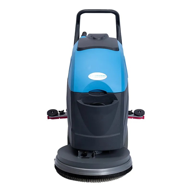 เครื่องขัดพื้นไฟฟ้าแบบเดินตามพร้อมแปรงสำหรับการทำความสะอาดพื้นหลากหลายรูปแบบและประสิทธิภาพการทำความสะอาดสูง