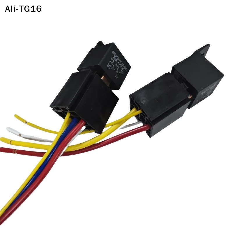 1 Set Head Light Air Conditioner Motorcycles DC12V DC24V Relay 80A 4/5 Pin Waterproof Automotive Relay With Wired Socket