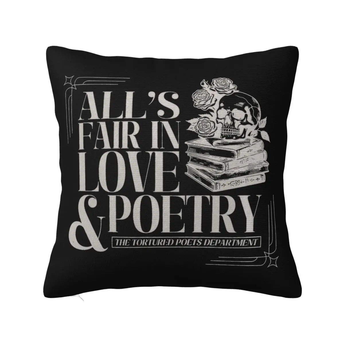 TTPD The Tortured Poets Department Retro Pillowcases Polyester Couch Cushion Cover Cool Decor Pillow Cover 40*40