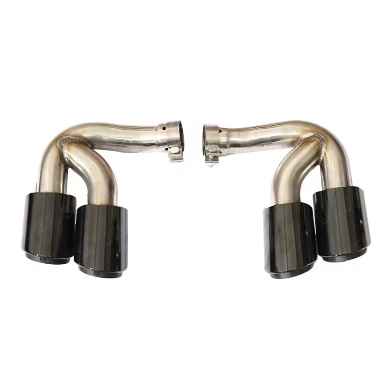 

Dual Outlets Three Layers Exhaust Muffler Tips Tailpipes Suitable for Porsche Cayenne 2024+