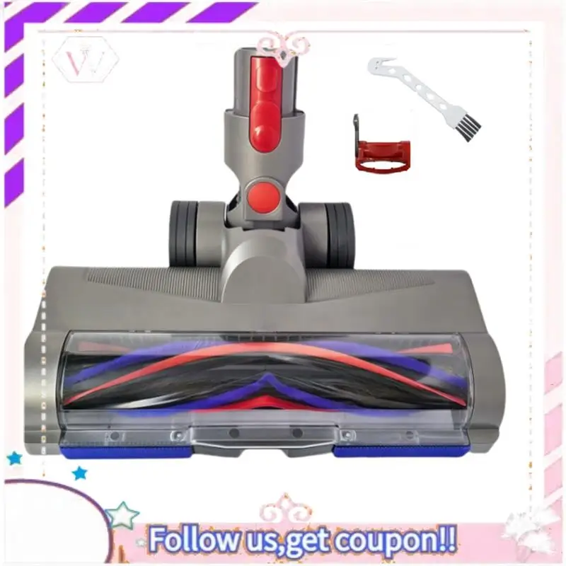 

Прочный для Dyson V7 V8 V10 V11 V15, вакуумная насадка для щетки для пола, защита от защемления, дисплей пыли, пол с прямым приводом Br