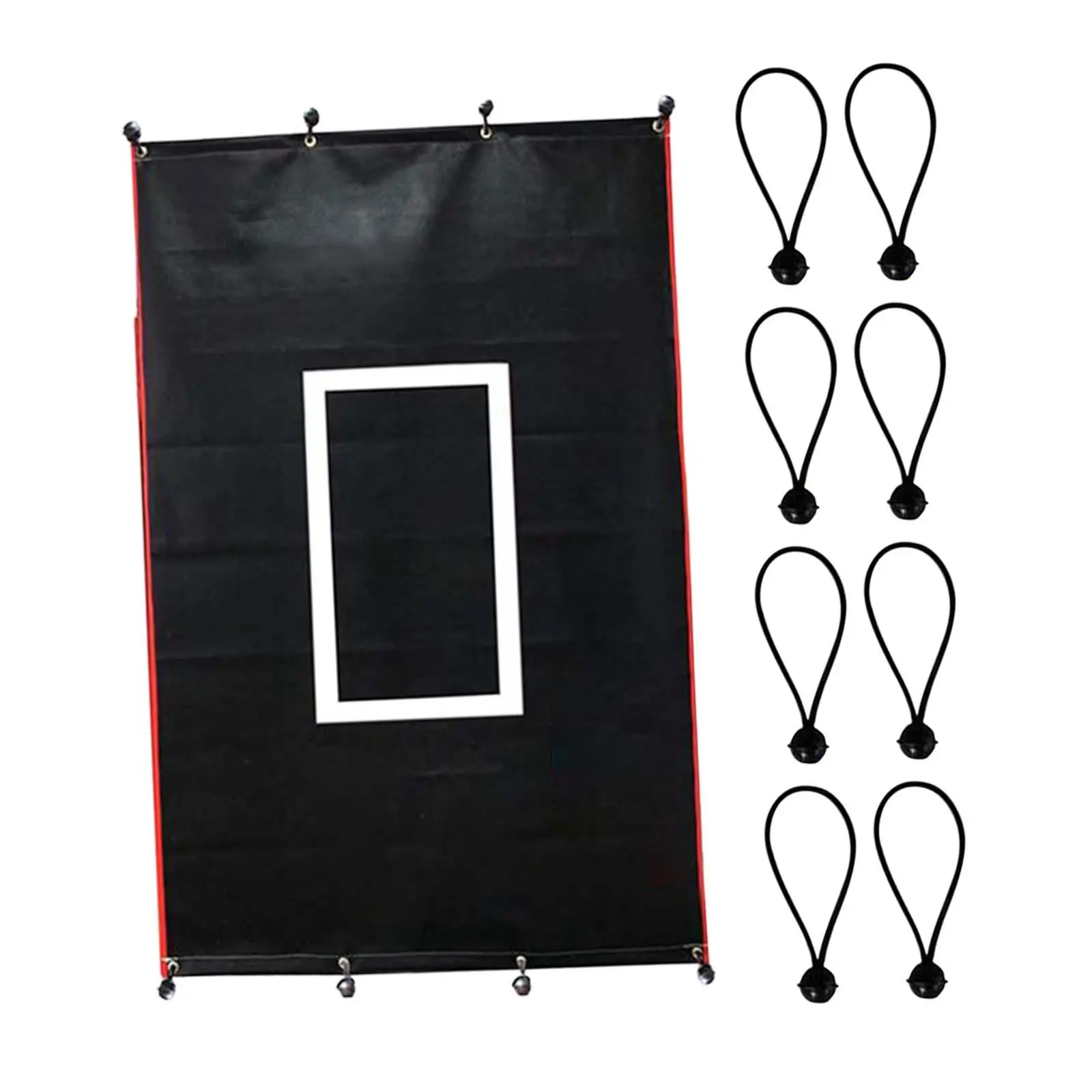 

Baseball Pitching Backstop Training Outdoor Easy Installation Wear Resistant Heavy Duty Hitting Batting Cage with Strike Zone