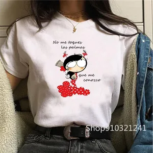 Flaman dans tablosu, t shirt kadın harajuku gömlek üst kısa kollu, kırmızı yüksek topuklu baskı grafik kadın o-boyun tshirt 2023 En çok satılan 11 flamengo gömlek - №6