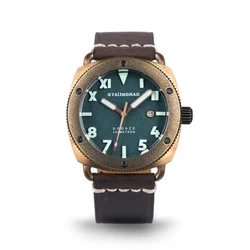 STALINGRAD Vintage Bronze Men's Watch Miyota 8215 45MM Sapphire Crystal Water Resistant 200Bar Mechanical Wristwatches For Men