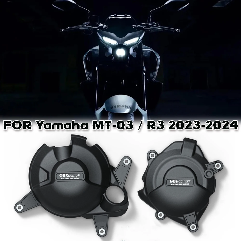 

FOR Yamaha MT-03 MT03 2023-2024 R3 2023-2024 Motorcycle Engine Protective Cover Guard Protector Fall Protection Cover