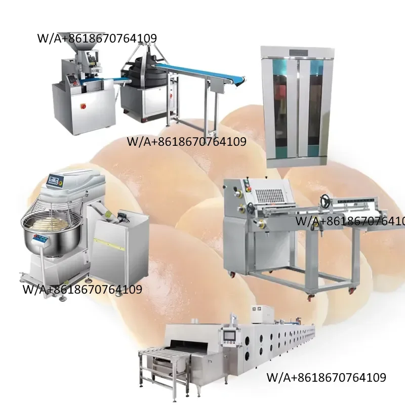 Automatic Bread Production Line Bread Processing Equipment Bread Maker with Oven