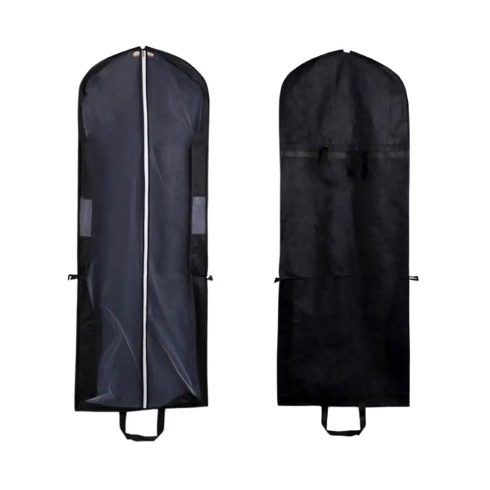 Dress Suit Coat Garment Clothes Protective Portable Folding Non-woven Fabric Dust Proof Cover Clothes Bag Dress Cover Clothes