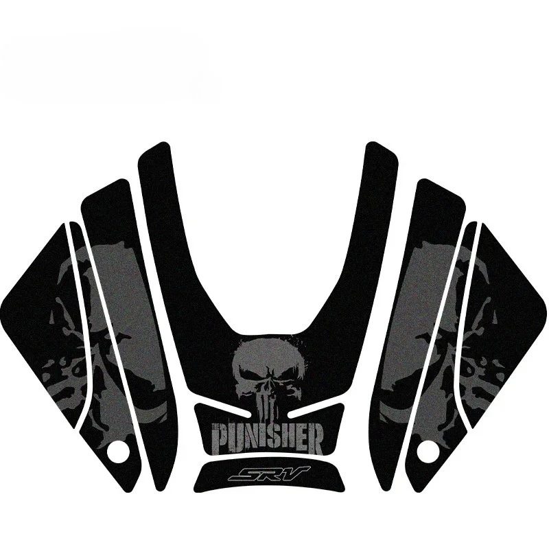 

FOR QJMOTOR SRV 600 Motorcycle body fairing sticker Tank Pads Gas Knee Grip Traction Sticker Protector